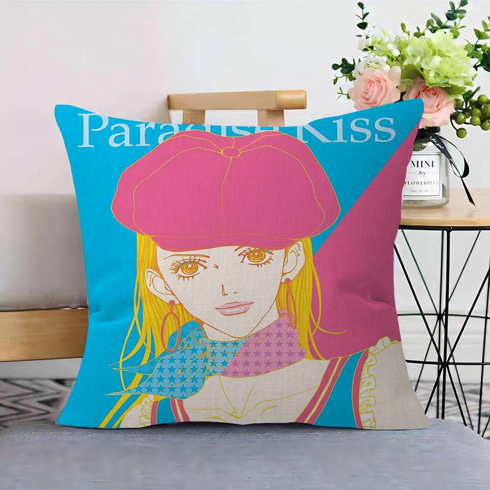 Anime PParadise Kiss Shoujo Manga Pillow Cushion Cover Pillowcase Living Room Sofa Home Decor Customized