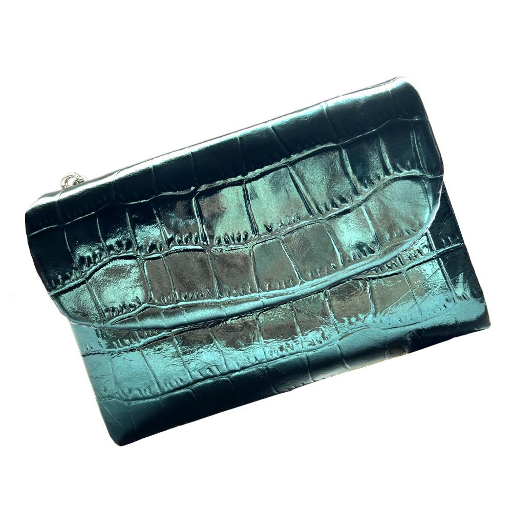 Damen Echtleder High-End Kurze Geldbörse - Weiches Rindsleder, Diebstahlsicher, Großes Fassungsvermögen