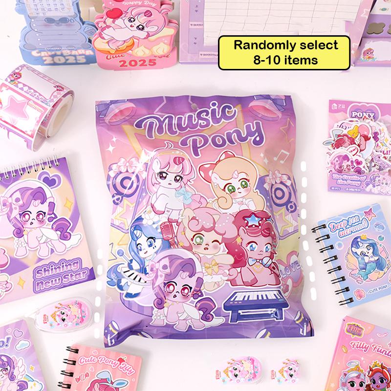 1 Sett Kreativt Søtt Liten Bjørn Skrivesett Tegneserie Skrivesaker Overraskelsespose Bursdagsgaver Morsomt Skrivesett Skoleutstyr