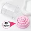 48 Hole Nail Drill Bit Holder Storage Case For Manicure Tools ABS Organizer Box