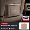 Key Chain Car Garbage Bag Waterproof Magnetic Trash Can Back Seat PU Leather Storage Box For Mini One JCW F54 F55 F56 F57F60 R55 x5