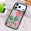 Butterflies Hibiscus Flowers Phone Case for iPhone 17 Air 16 15 11 12 14 13 Pro Max Shockproof Cover