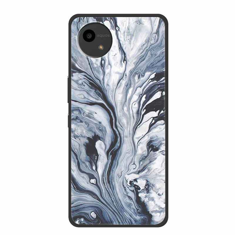Case For SHARP AQUOS WISH4 Marble TPU Soft Silicone Back Cover SharpSmartphones SH-52E Phone Cases Protector Mica Painted Capa