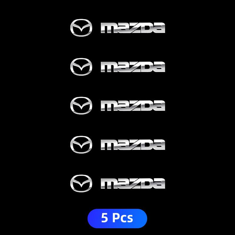 3D Metalinis Dekoratyvinis Automobilio Lipdukas Ženklelis Decal Interjero Aksesuarai Mazda 3 CX3 CX4 CX5 CX7 CX8 CX9 Atenza Axela Automobilio Stilius
