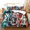 Game Higurashi When They Cry Bedding Set Single Twin Full Queen King Size Bed Set Adult Kid Bedroom Duvetcover Sets Home Textile