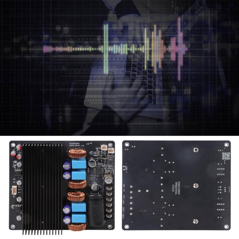 Hochleistungs-TPA3255 Klasse-D-Verstärkerplatine 600W Doppelkern Super geringe Leerlaufleistung Geringer Stromverbrauch für Zuhause