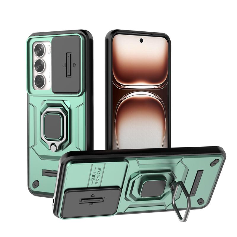 For Reno 12 Case Cover OPPO Reno 12 Reno12 Capas Phone Bumper Armor Shockproof Camera Lens Protective Ring Holder Fundas Reno 12