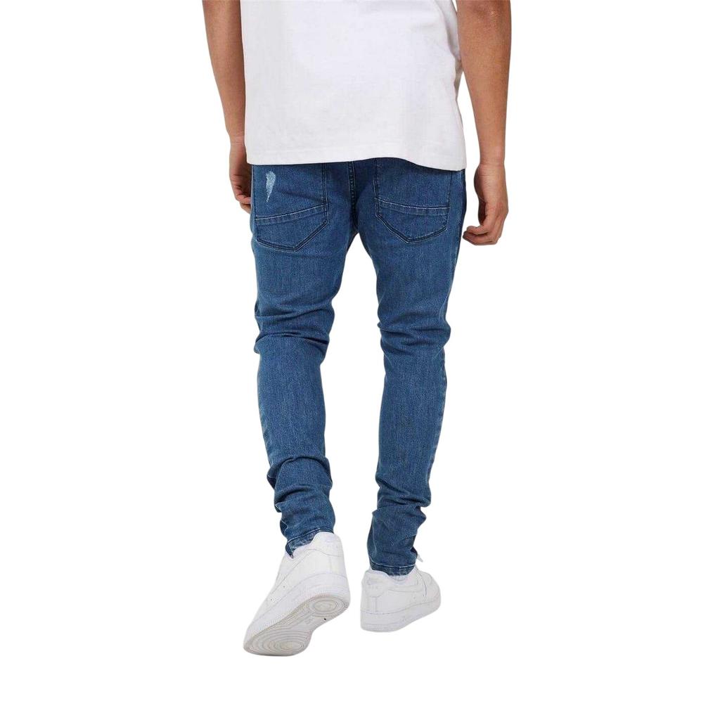 BRAVE SOUL Mens Stripe Skinny Jeans