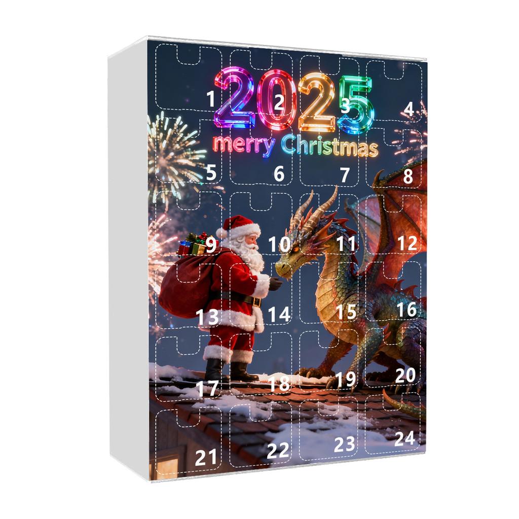 2D Advent Calendar 24 Days Countdown Calendar With Musical Character Collectibles, Advent Calendar
