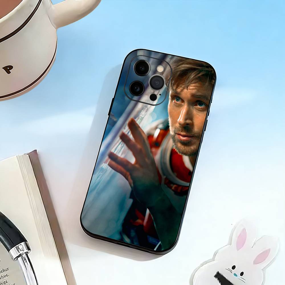 R-Ryan Gosling Phone Case For iPhone 17, 16,15,14,13,12,11 Plus,Pro Max, Others Soft Black Cover