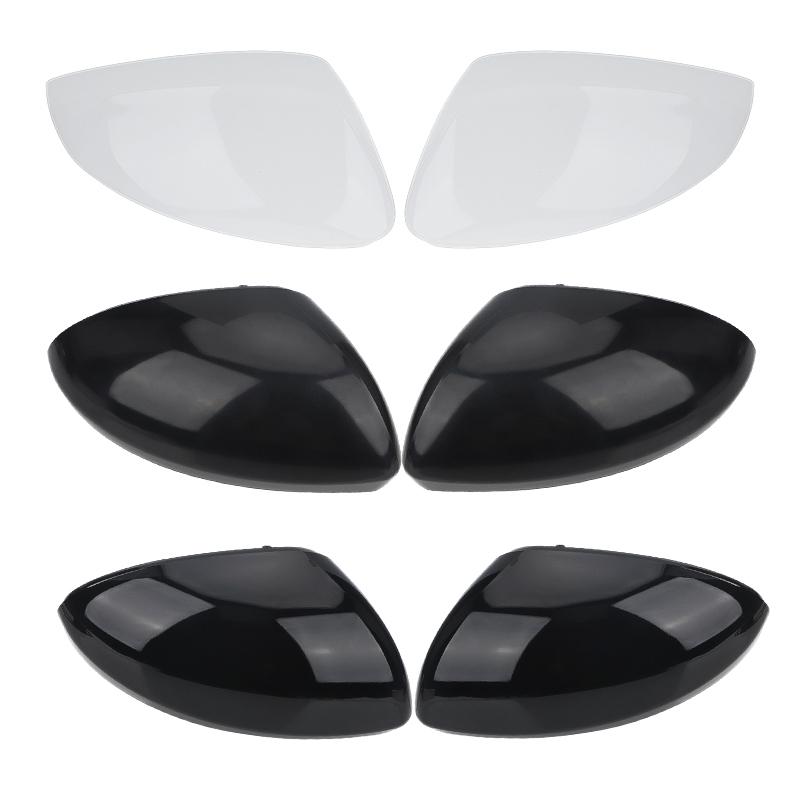 Rearview Mirror Cover Cap For Renault Clio  MK5      2024 2025 Black /White Door Wing Rear View Mirror Cover