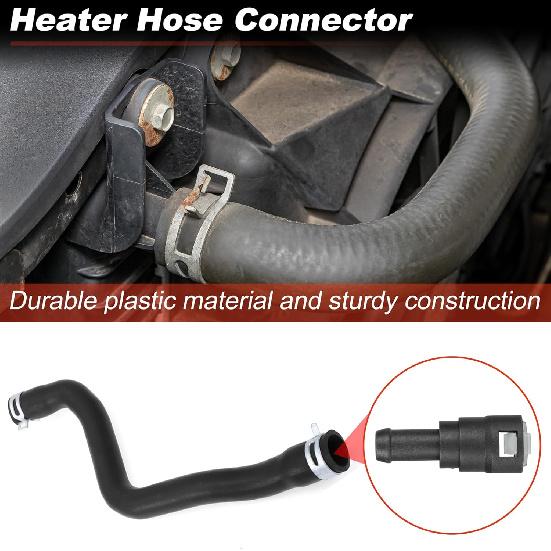 HVAC Heater Hose Connector for Ford Excursion Expedition F150 F250 F350 E150 E250 E350 Econoline Super Duty for Ranger for Lincoln 3/4" Tube & 5/8"