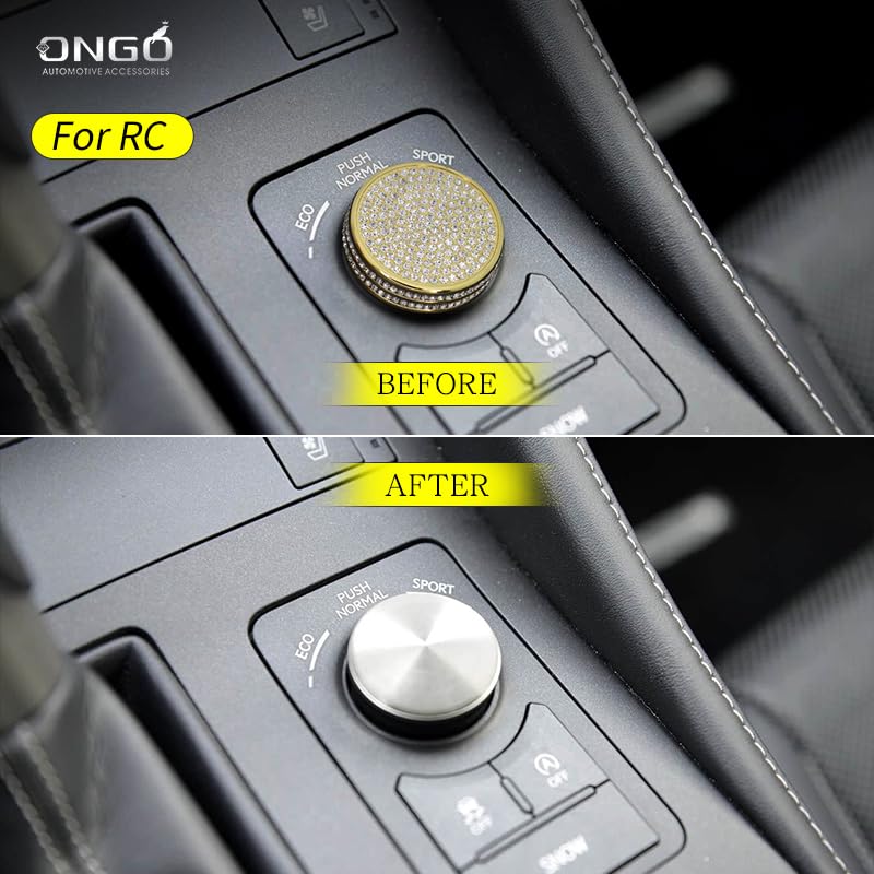 Lexus NX/ES/RX/CT/IS/GS/RC Interior Custom Parts Main Switch Knob Drive Mode Adjustment Knob Metal +