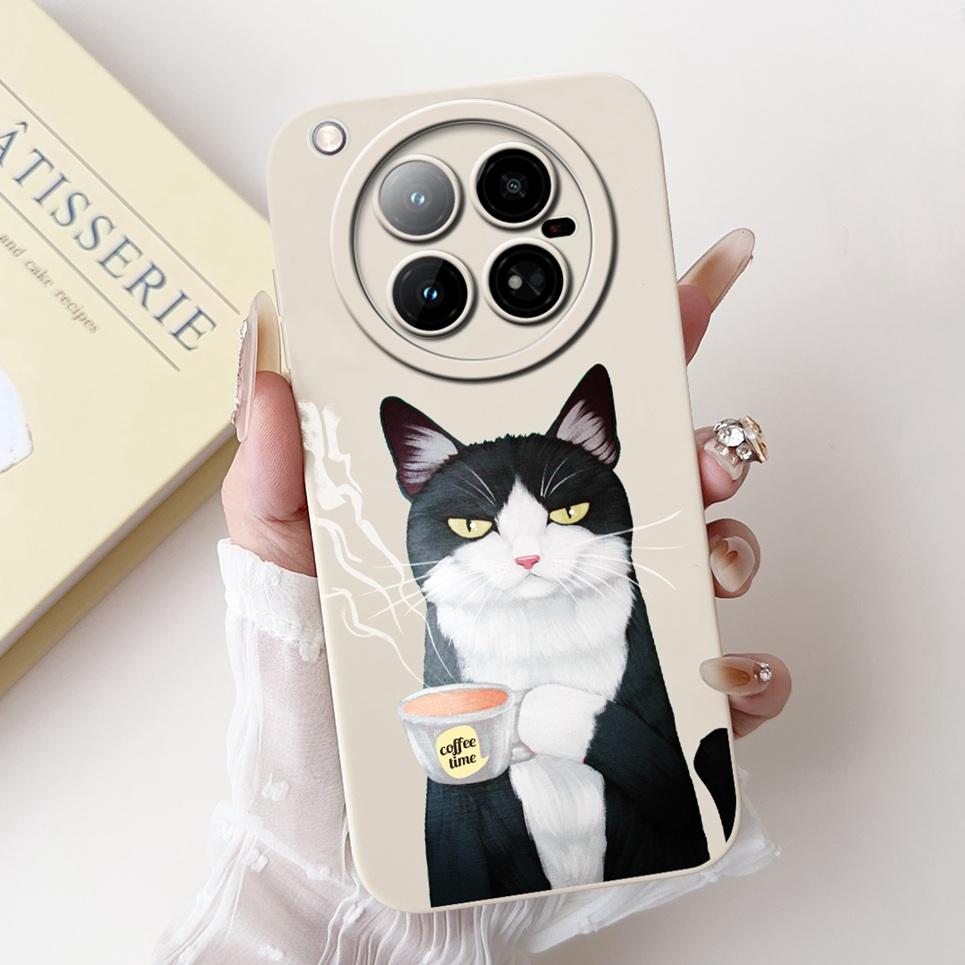 Cartoon Fashion Back Cover For Infinix Zero 40 4G X6860 Phone Case Soft Silicone Dragon Astronaut Black Cat Funda Zero40 Bumper