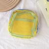 Cosmetic Storage Bag Breathable Mesh Design Compact Organizer with Lanyard Portable Bag for Toiletries Makeup