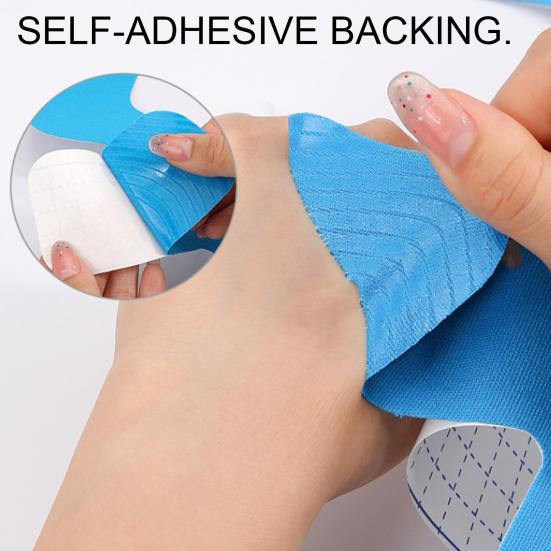Předstřižená kineziologická páska na kotník Prodyšná kotníková omotávací páska Elastická sportovní páska pro podporu a stabilitu kotníkových vazů