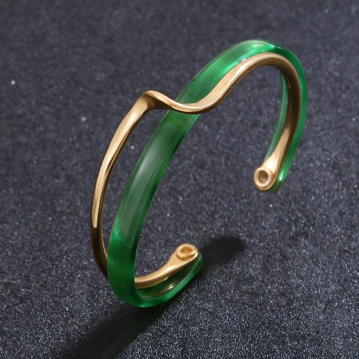 

Hot-selling geometric irregular opening bracelet, retro bracelet, niche personalized jewelry