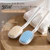Shower Brush with Soap Reservoir Bath Brush Built-in Reservoir Detachable Curved Long Handle Back Deep Cleansing for And Body Handheld Scrubber