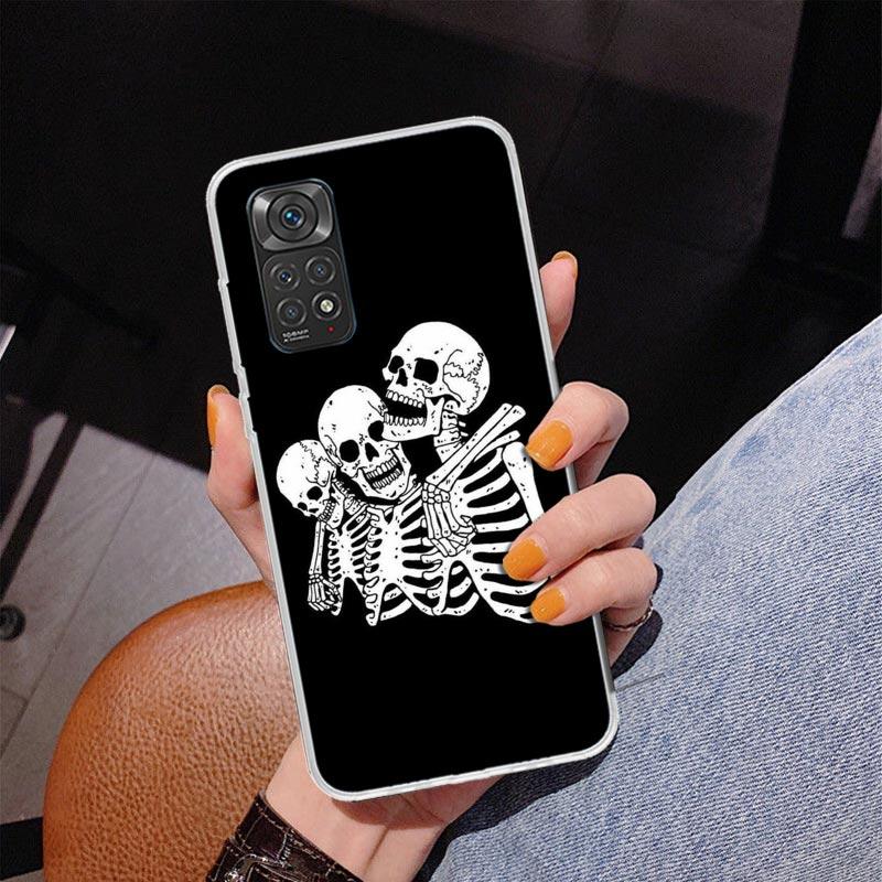 Spooky Skull Funny Dance Skeleton Phnoe Case for Phnoe Case for Xiaomi Redmi Note 15 14 14S 13 Pro Plus 12 12S 11S 11E 10S 10 11