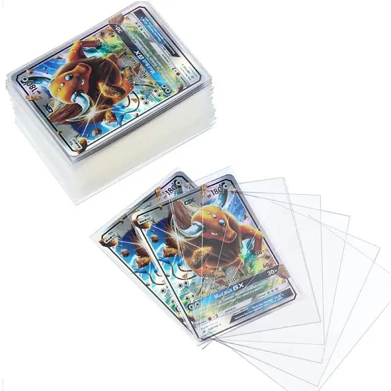 100Pc Standard Card Sleeves Clear Deck Card Protector Sleeve For Trading Card Magic Baseball The Gathering Mtg Board Game Yugioh