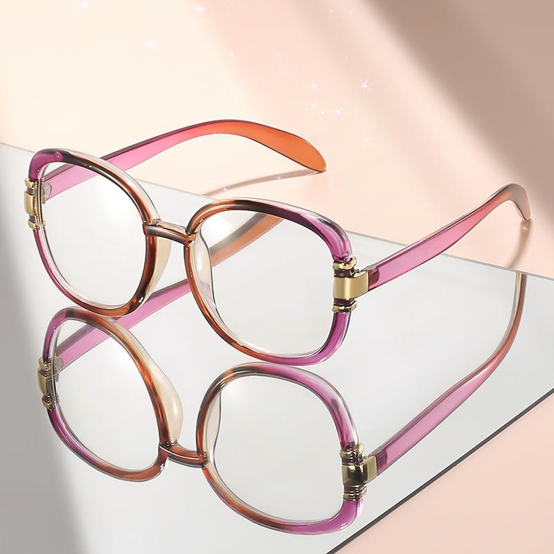New Large Round Frame Fashionable And Trendy Reading Glasses For Daily Wear And High-Definition Reading