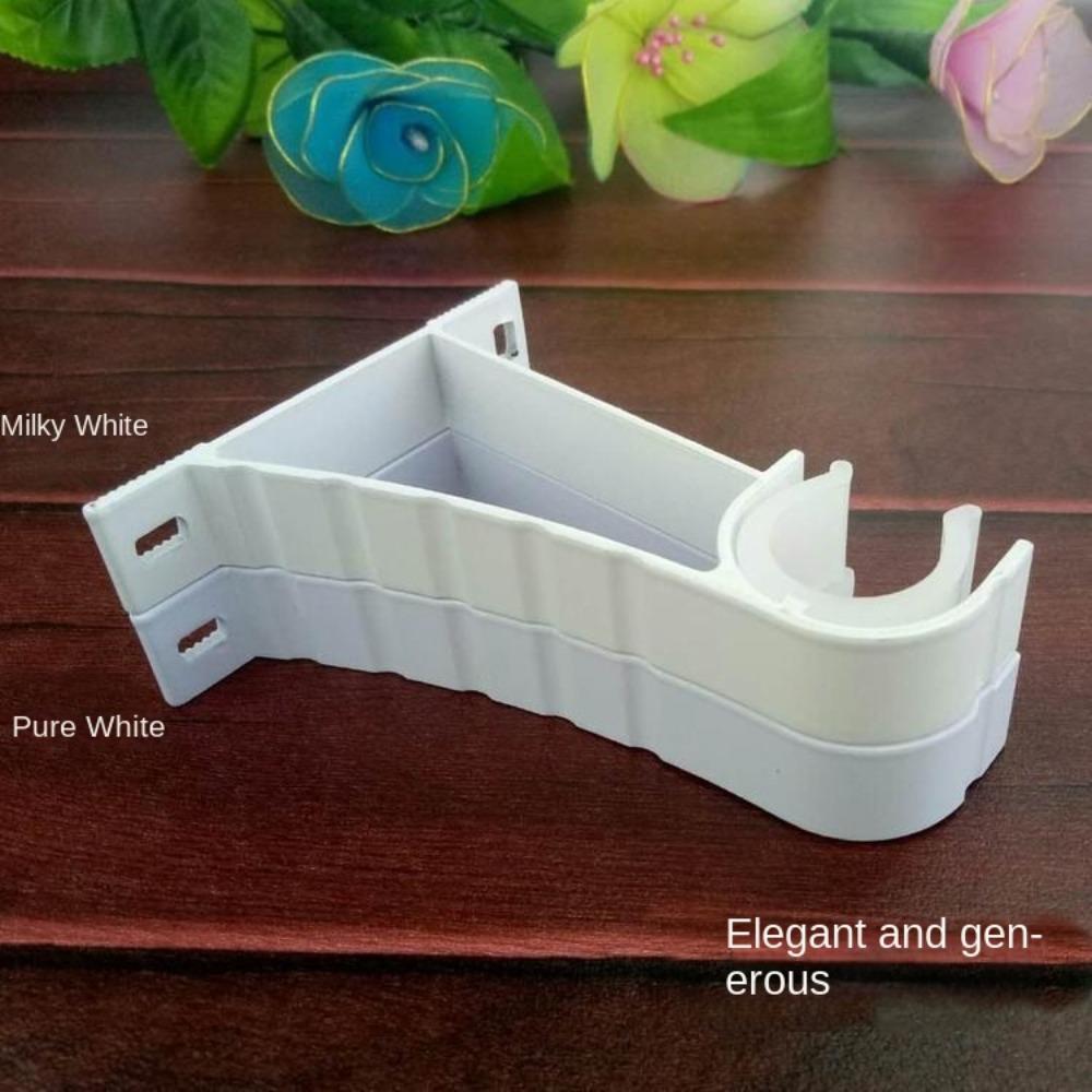 Single Hang Curtain Rod Holder Aluminum Alloy Curtain Fixing Clip Hook  Window Hardware Tools