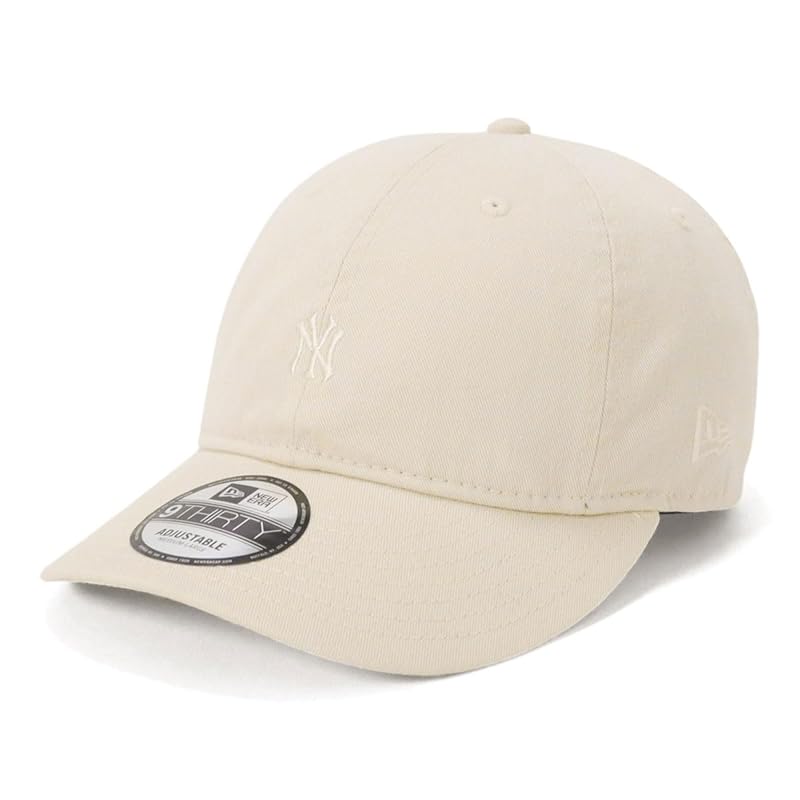 

[New Era] cap ONSPOTZ Special order ivory L/XL 9Thirty Washed Cotton Mini Tonal Logo Mlb New York Yankees