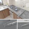 60CM X 20M Kitchen Oil-Proof Marble Sticker Waterproof Self-Adhesive Vinyl Wallpaper for Bathroom Countertop Cabinet Renovation