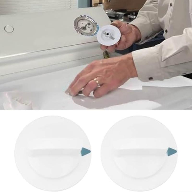 Pack of 4 Dryer Control Knobs with Reinforced Construction Replacement Part for Ensuring Long Lasting Performances
