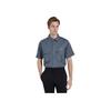 Nike Solid Color Basketball Training Casual Crew Neck Short Sleeve Shirt Men Tops Blue DX3341-491