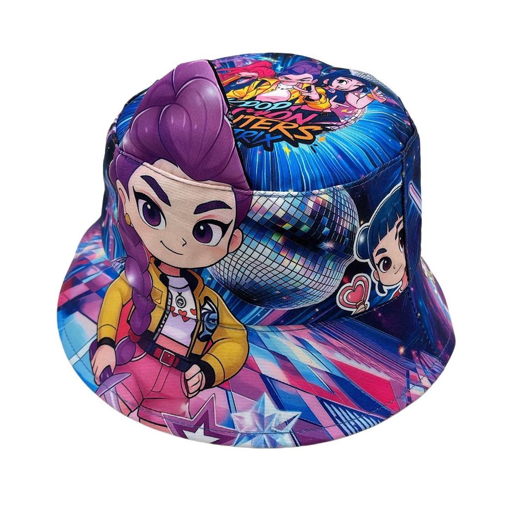 Adorable Child Witch Girl Group KPOP 3D Fishing Hat for Spring Girls Sunscreen Hat