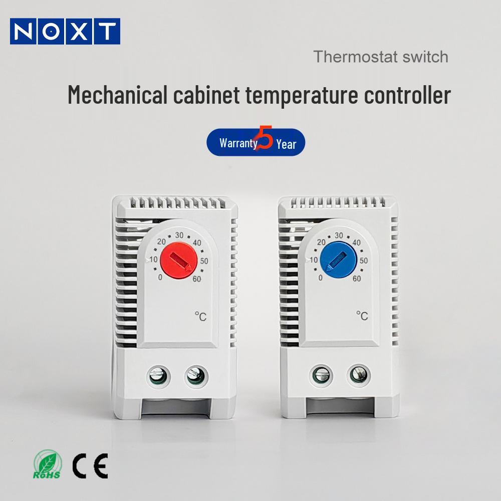 NOXT Schaltschrankthermostat: Klein, Normalerweise Offen/Geschlossen, Automatische Temperaturregelung für Industrielle Anwendung