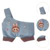 Plush Doll Clothes for 15cm 17cm Dress Up Soft Clothing Overalls
