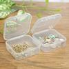 Rectangle Transparent Storage Box Flip Cover Sewing Storage Box  Jewelry Storage