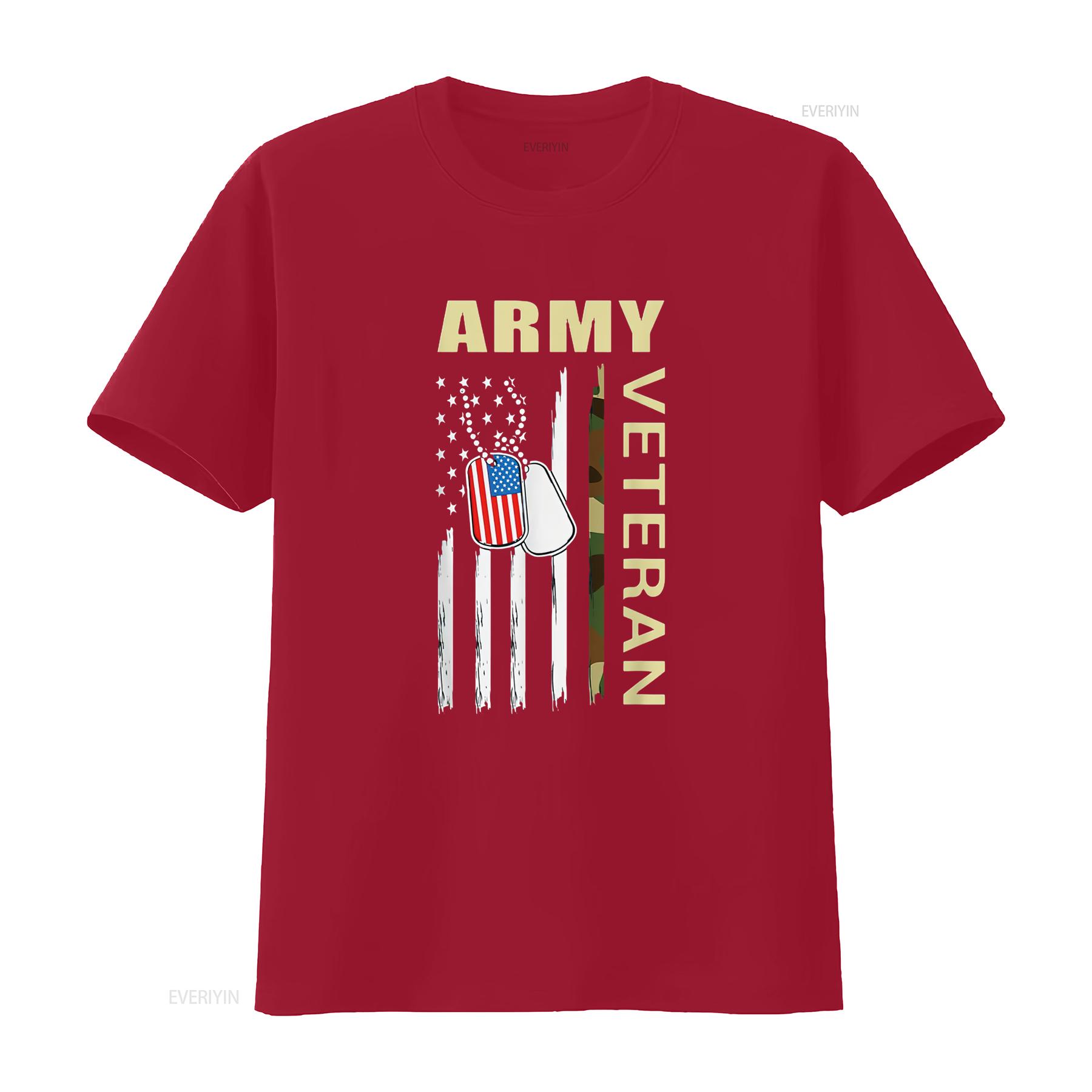 

Womens Army Veteran Retired Soldier U S Camo Flag T Shirt Black 2XL vintage Washed homme Unisex Casual fashion designer clothes S