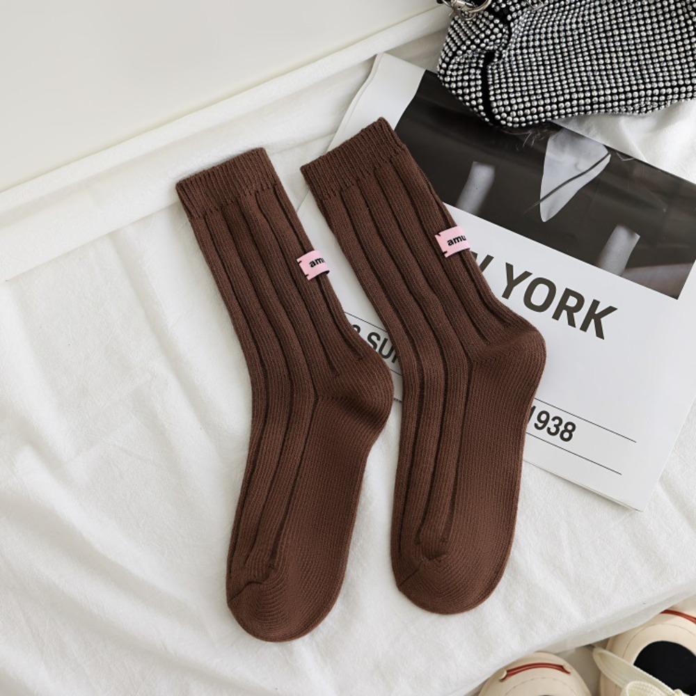 

Thick Thread Mid-tube Sock Thickened Snow Boot Socks Fashion Women s Socks Winter