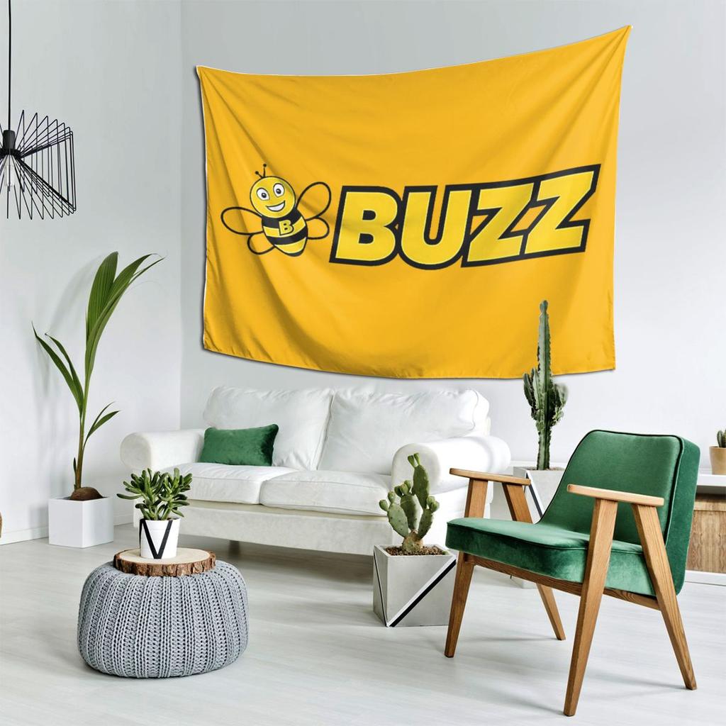 Buzz Airline Ryanair Gruppe Wandteppich Dekor Kunst Ästhetische Wandteppiche für Wohnzimmer Schlafzimmer Haus Wandtuch Wandbehang