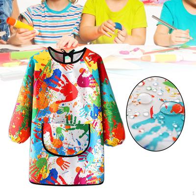 Mess Waterproof Painting Smock with Pockets