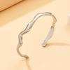 [Bracciale Ondulato Barocco Vintage Aperto Regolabile Unisex per Coppia]