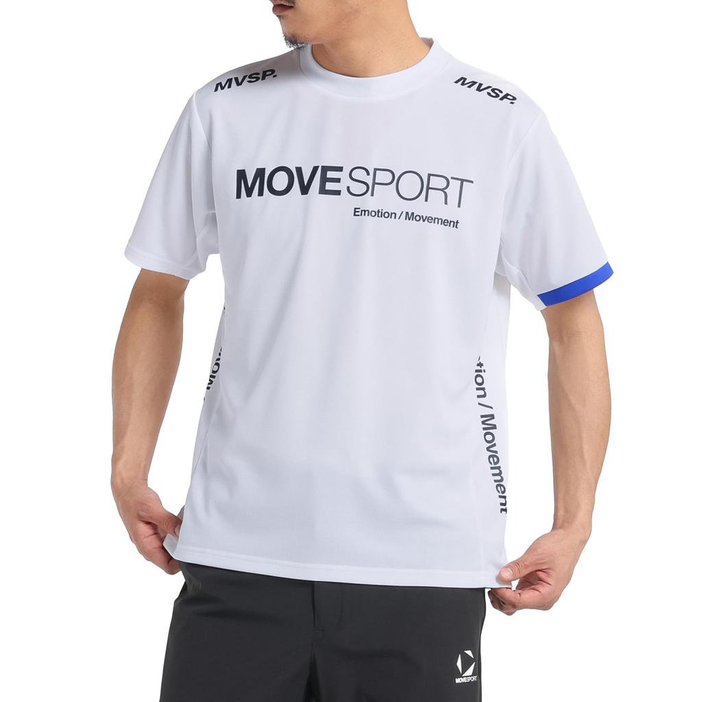 Move Sports Descente Short Sleeve Crew Neck Stretch Training WH00 Men's T-Shirt (E-Commerce Exclusive), Moisture-Wicking, Quick-Drying, Shirt,