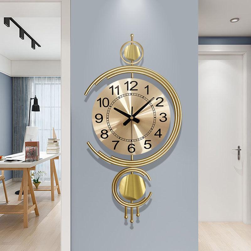 Clocks Wall Clocks Living Rooms Creative Wall Hanging Light Luxury Decorative Clocks Used for Dining Rooms Bedrooms Study Rooms