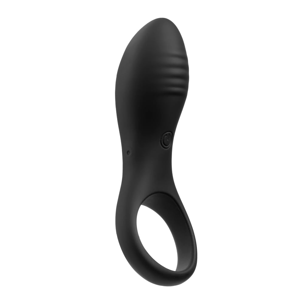 Penis Ring with 10 Clitoris Cock Popular Masturbation Adult Made of Highly Resilient Soft Silent USB Unisex Adult Goods Vibrator, Patterns,