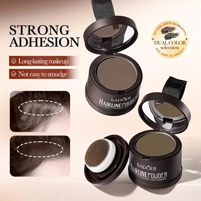 SADOER Hairline Powder 4g Hairline Shadow Powder Makeup Hair Concealer Natural Cover Unisex Hair Loss Product