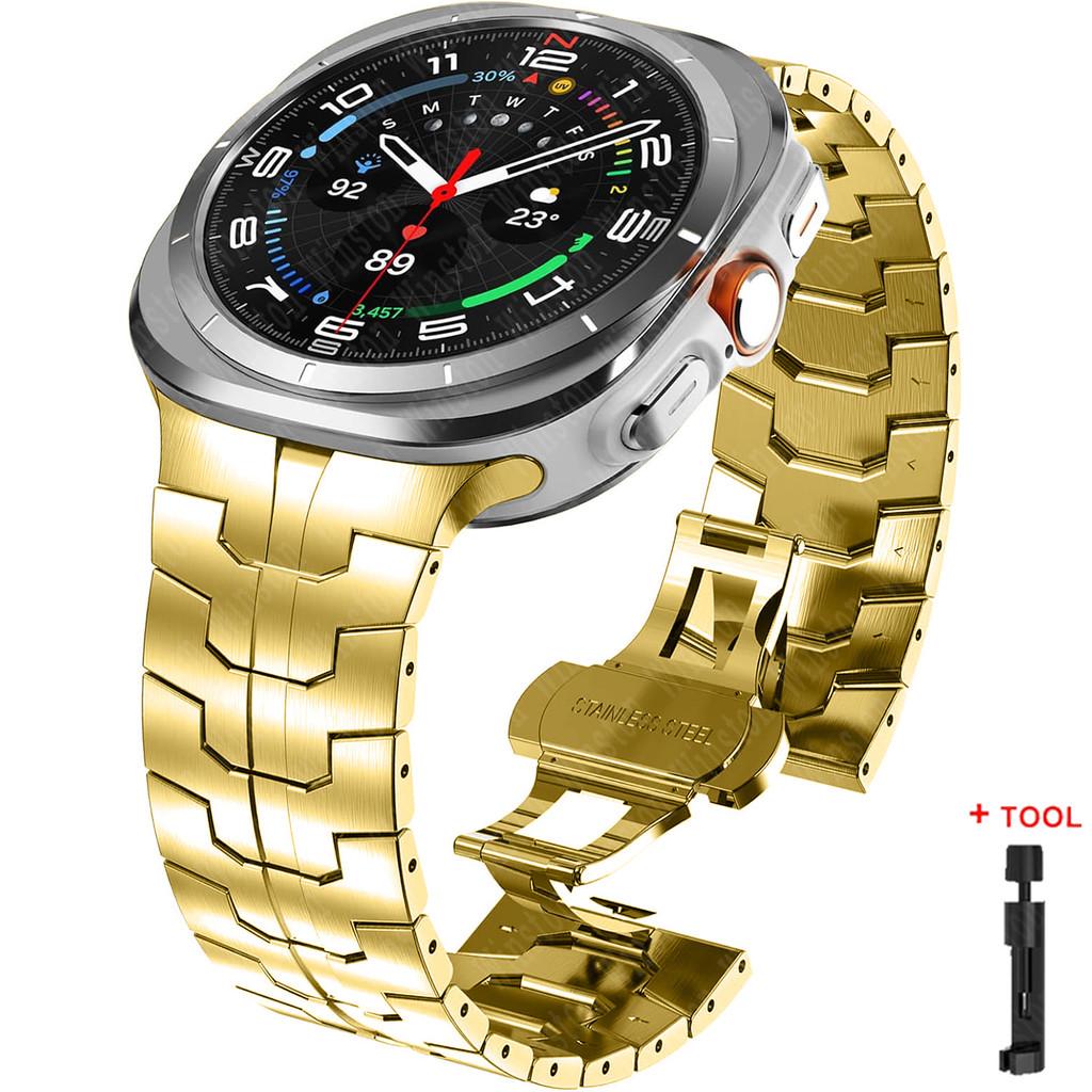 Bracelet for Samsung Galaxy Watch Ultra 2025 Correa Stainless Steel Metal Band for Samsung Ultra 7 Galaxy Ultra 47MM Wrist Strap