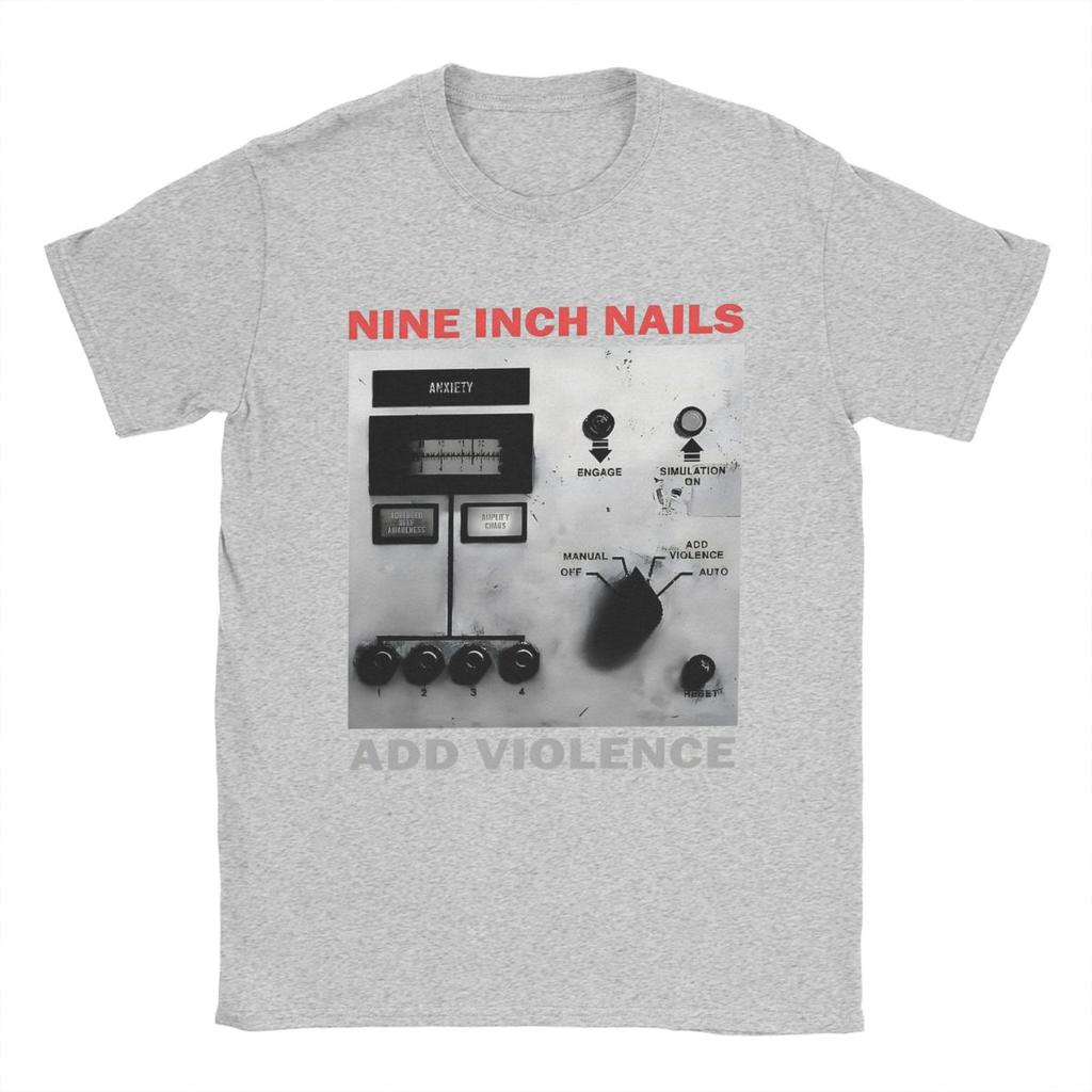 Nine Inch Nails NIN bărbătești T tricouri Crazy Tees mânecă scurtă guler rotund tricou bumbac pur haine de vară