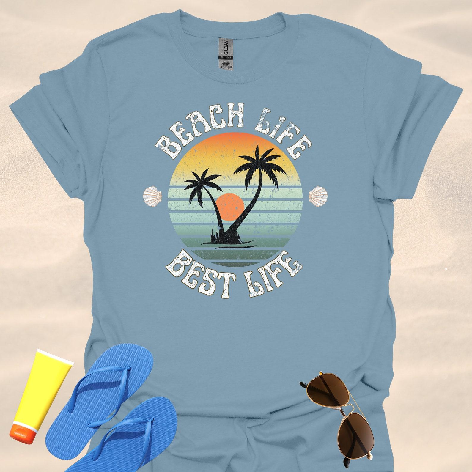 Beach Life T-Shirt: Summertime Coastal Tee 4XL