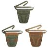 Cintura Portautensili Resistente Con Tasca in Tela Durevole Per Giardinaggio e Riparazioni Domestiche