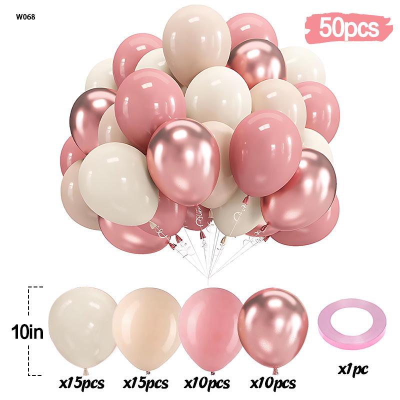 10-Zoll Latex-Ballon Festival Set: Individuell gestaltbare Ballonketten-Dekoration