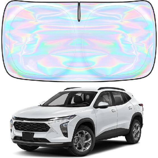 Windshield Sun Shade Cover For Kia Forte -2025 - Sunshade Compatible With Kia Forte Foldable Front Window Sunshade Sun Visor Protector Block UV Rays