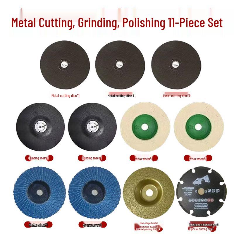 Mini 76mm (3") Angle Grinder Blade: Metal Grinding & Polishing Disc, Cutting Wheel 10mm Arbor.